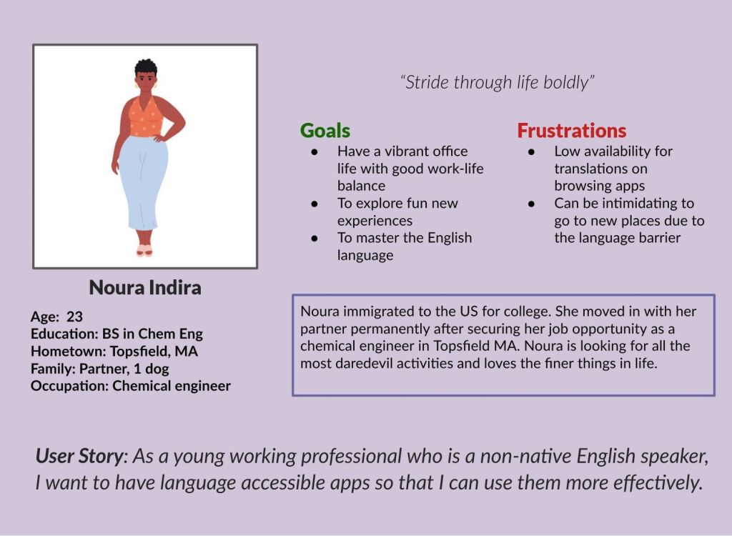 Persona Noura Indira