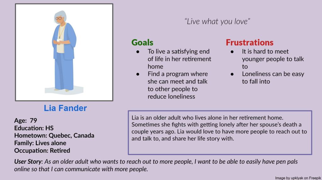 Lia Fander Persona Information